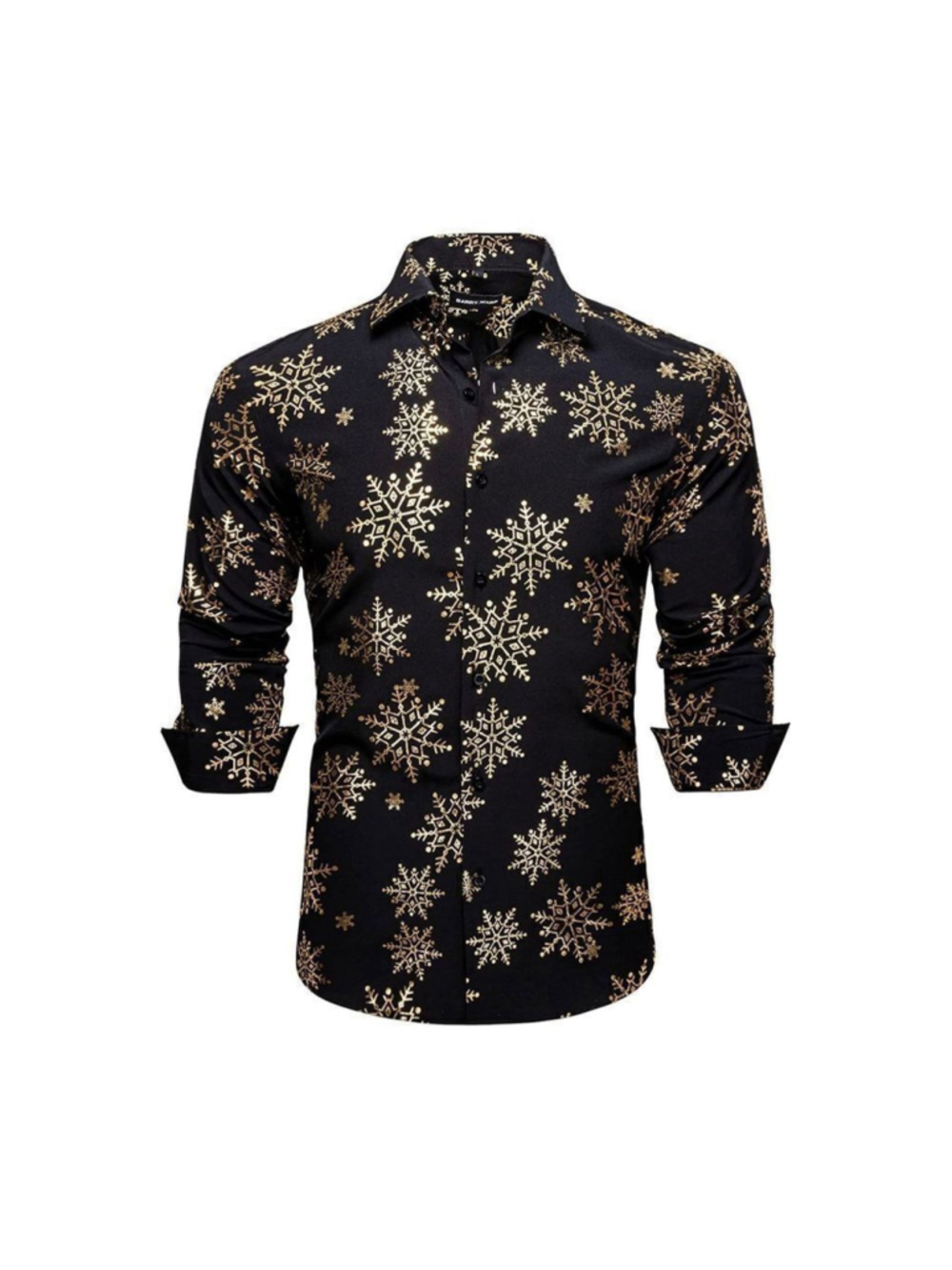 NEW Men Shirt Party Button down Long Sleeve Shirt L